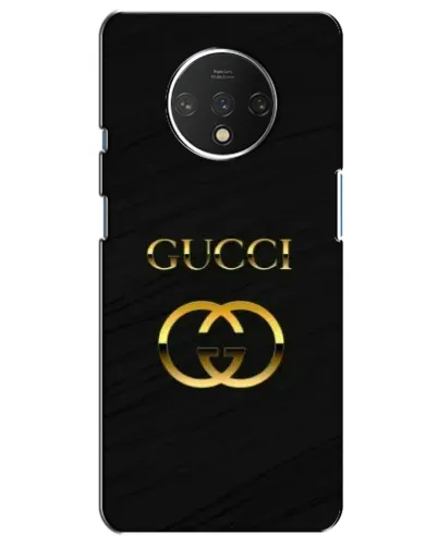 Чохол для OnePlus 7T з картинкою «Золотий логотип Gucci»