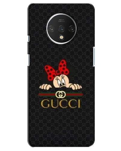 Чохол для OnePlus 7T з картинкою «Мінні Маус Gucci — чорний»