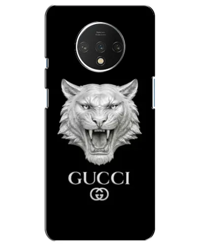 Чехол для OnePlus 7T с картинкой «Gucci — серебряный лев» Чехол для OnePlus 7T с картинкой «Gucci — серебряный лев»