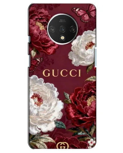 Чехол для OnePlus 7T с картинкой «Gucci — бордовые розы» Чехол для OnePlus 7T с картинкой «Gucci — бордовые розы»