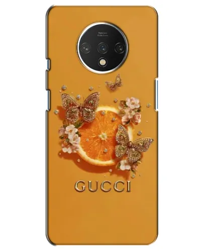 Чехол для OnePlus 7T с картинкой «Gucci — золотые бабочки» Чехол для OnePlus 7T с картинкой «Gucci — золотые бабочки»