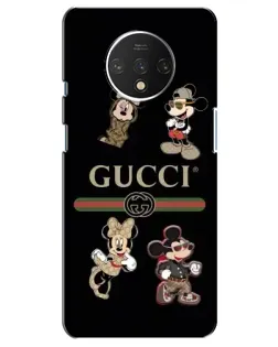 Чехол для OnePlus 7T с картинкой «Gucci — герои Disney и монограмма» Чехол для OnePlus 7T с картинкой «Gucci — герои Disney и монограмма»