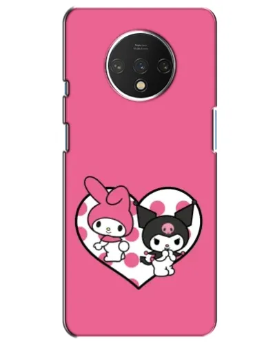 Чехол для OnePlus 7T с картинкой «Kuromi и My Melody» Чехол для OnePlus 7T с картинкой «Kuromi и My Melody»