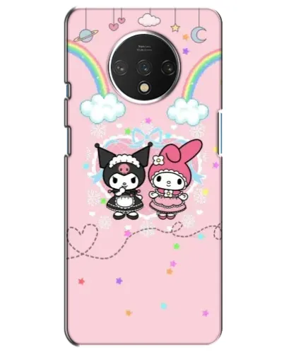 Чехол для OnePlus 7T с картинкой «My Melody и Kuromi» Чехол для OnePlus 7T с картинкой «My Melody и Kuromi»