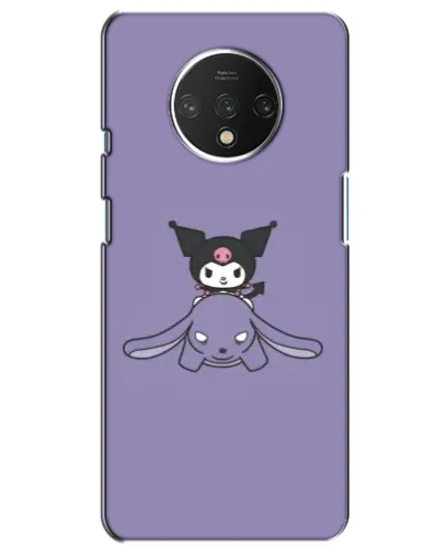 Чехол для OnePlus 7T с картинкой «Kuromi на лиловом фоне» Чехол для OnePlus 7T с картинкой «Kuromi на лиловом фоне»