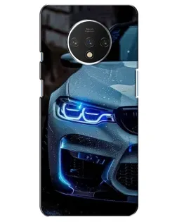 Чехол для OnePlus 7T с картинкой «Взгляд BMW с синими фарами» Чехол для OnePlus 7T с картинкой «Взгляд BMW с синими фарами»