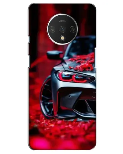 Чехол для OnePlus 7T с картинкой «Спортивная BMW и цветы» Чехол для OnePlus 7T с картинкой «Спортивная BMW и цветы»
