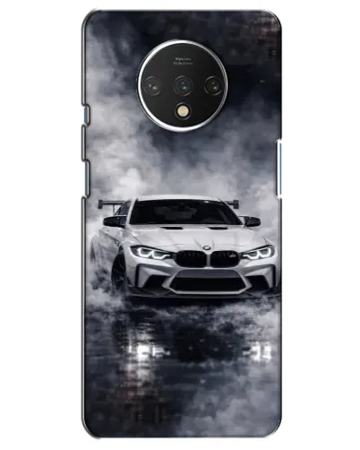 Чехол для OnePlus 7T с картинкой «BMW сквозь туман» Чехол для OnePlus 7T с картинкой «BMW сквозь туман»