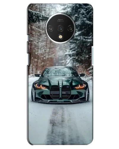 Чехол для OnePlus 7T с картинкой «BMW в зимнем лесу» Чехол для OnePlus 7T с картинкой «BMW в зимнем лесу»