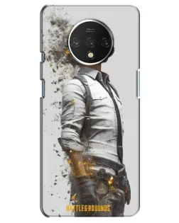 Чехол для OnePlus 7T с картинкой «PUBG — боец в пыли»