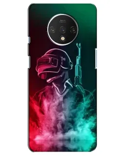 Чехол для OnePlus 7T с картинкой «PUBG — огненный воин»