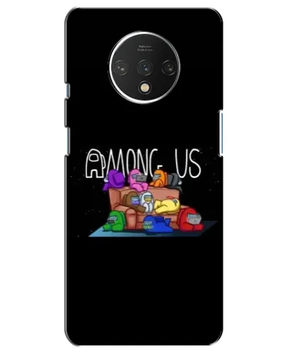 Чехол для OnePlus 7T с картинкой «Логотип Among Us» Чехол для OnePlus 7T с картинкой «Логотип Among Us»