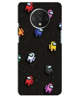 Чехол для OnePlus 7T с картинкой «Космический паттерн Among Us» Чехол для OnePlus 7T с картинкой «Космический паттерн Among Us»
