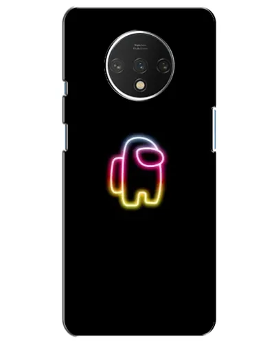 Чехол для OnePlus 7T с картинкой «Among Us градиент» Чехол для OnePlus 7T с картинкой «Among Us градиент»
