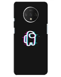 Чехол для OnePlus 7T с картинкой «Among Us неон»