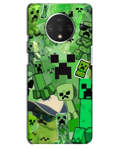 Чехол для OnePlus 7T с картинкой «Криперы Minecraft» Чехол для OnePlus 7T с картинкой «Криперы Minecraft»