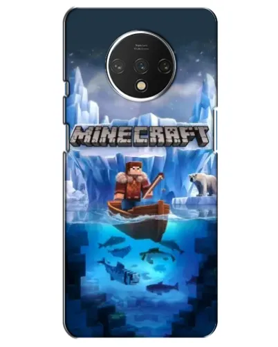 Чехол для OnePlus 7T с картинкой «Minecraft ледяной мир» Чехол для OnePlus 7T с картинкой «Minecraft ледяной мир»