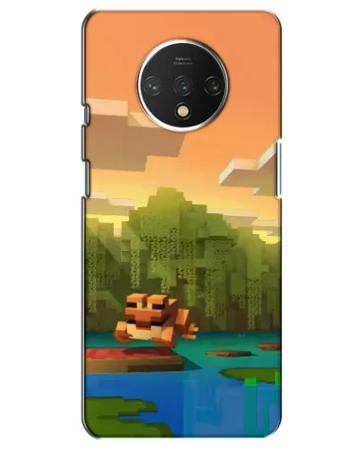 Чехол для OnePlus 7T с картинкой «Майнкрафт закат солнца» Чехол для OnePlus 7T с картинкой «Майнкрафт закат солнца»