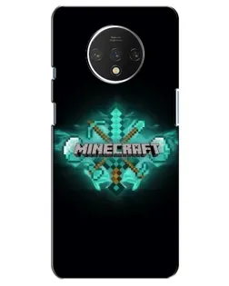Чехол для OnePlus 7T с картинкой «Minecraft Diamond лого»