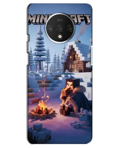 Чехол для OnePlus 7T с картинкой «Зимний Minecraft» Чехол для OnePlus 7T с картинкой «Зимний Minecraft»