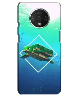Чохол для OnePlus 7T з картинкою «Черепаха Minecraft»