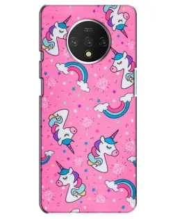 Чехол для OnePlus 7T с картинкой «Unicorn паттерн розовый» Чехол для OnePlus 7T с картинкой «Unicorn паттерн розовый»