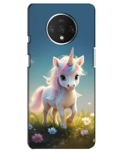 Чехол для OnePlus 7T с картинкой «Единорог на поляне» Чехол для OnePlus 7T с картинкой «Единорог на поляне»