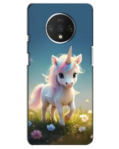 Чехол для OnePlus 7T с картинкой «Единорог на поляне» Чехол для OnePlus 7T с картинкой «Единорог на поляне»