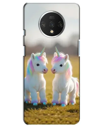 Чехол для OnePlus 7T с картинкой «Пара единорогов» Чехол для OnePlus 7T с картинкой «Пара единорогов»