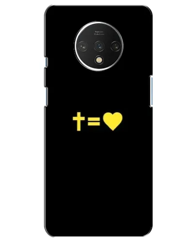 Чехол для OnePlus 7T с картинкой «Сердце и Крест» Чехол для OnePlus 7T с картинкой «Сердце и Крест»
