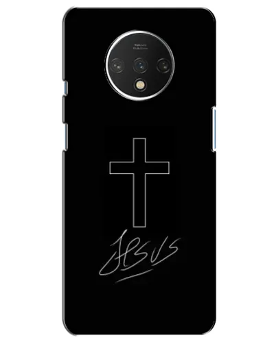 Чехол для OnePlus 7T с картинкой «Графический крест Jesus» Чехол для OnePlus 7T с картинкой «Графический крест Jesus»