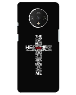 Чехол для OnePlus 7T с картинкой «Текстовый крест» Чехол для OnePlus 7T с картинкой «Текстовый крест»