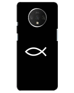 Чехол для OnePlus 7T с картинкой «Символ рыбы Jesus» Чехол для OnePlus 7T с картинкой «Символ рыбы Jesus»