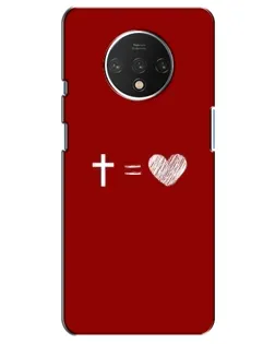Чехол для OnePlus 7T с картинкой «Уравнение любви» Чехол для OnePlus 7T с картинкой «Уравнение любви»