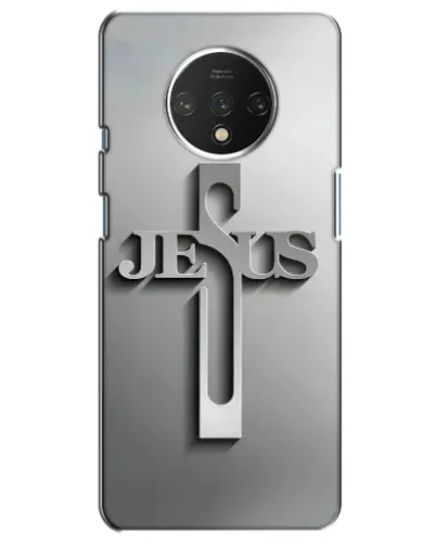 Чехол для OnePlus 7T с картинкой «Металлический крест Jesus» Чехол для OnePlus 7T с картинкой «Металлический крест Jesus»