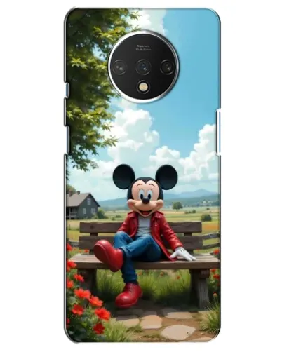 Чехол для OnePlus 7T с картинкой «Микки на скамейке» Чехол для OnePlus 7T с картинкой «Микки на скамейке»
