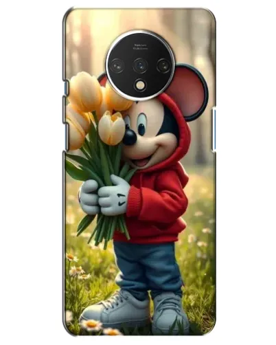 Чехол для OnePlus 7T с картинкой «Микки с тюльпанами» Чехол для OnePlus 7T с картинкой «Микки с тюльпанами»