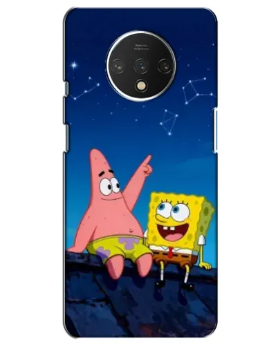 Чехол для OnePlus 7T с картинкой «Губка Боб и Патрик ночью» Чехол для OnePlus 7T с картинкой «Губка Боб и Патрик ночью»