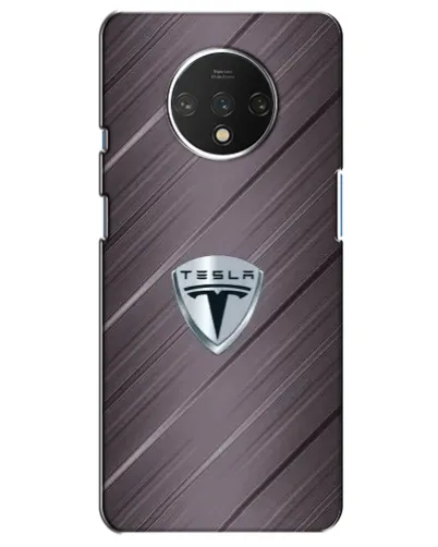 Чехол для OnePlus 7T с картинкой «Металлическая текстура Tesla» Чехол для OnePlus 7T с картинкой «Металлическая текстура Tesla»