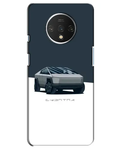 Чехол для OnePlus 7T с картинкой «Серебристый Cybertruck Tesla» Чехол для OnePlus 7T с картинкой «Серебристый Cybertruck Tesla»