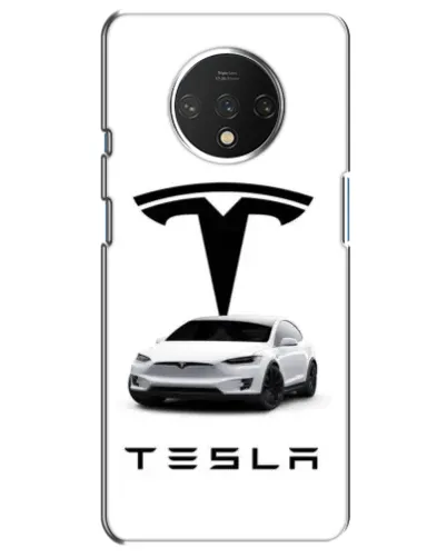 Чехол для OnePlus 7T с картинкой «Tesla White Style» Чехол для OnePlus 7T с картинкой «Tesla White Style»