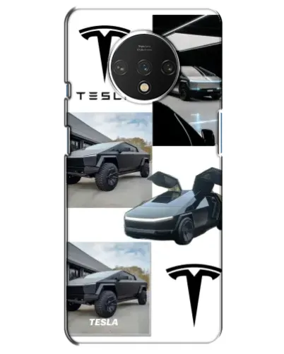 Чехол для OnePlus 7T с картинкой «Коллаж Cybertruck Tesla» Чехол для OnePlus 7T с картинкой «Коллаж Cybertruck Tesla»