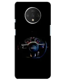 Чехол для OnePlus 7T с картинкой «Салон Audi — руль» Чехол для OnePlus 7T с картинкой «Салон Audi — руль»