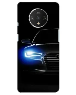 Чехол для OnePlus 7T с картинкой «Неоновый взгляд Audi»