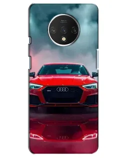 Чехол для OnePlus 7T с картинкой «Audi RS — красный стиль»