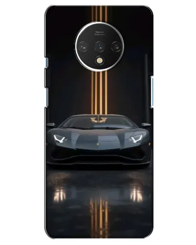 Чехол для OnePlus 7T с картинкой «Lamborghini золотые линии» Чехол для OnePlus 7T с картинкой «Lamborghini золотые линии»