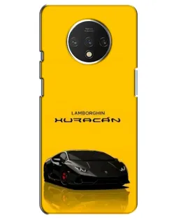Чехол для OnePlus 7T с картинкой «Lamborghini Huracan черный»
