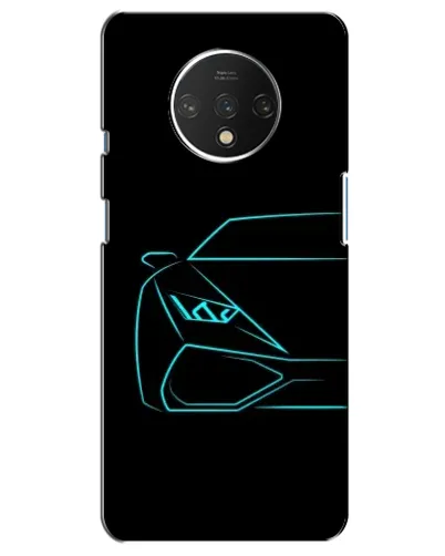Чехол для OnePlus 7T с картинкой «Голубой силуэт Lamborghini» Чехол для OnePlus 7T с картинкой «Голубой силуэт Lamborghini»
