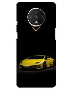 Чехол для OnePlus 7T с картинкой «Lamborghini желтый акцент»