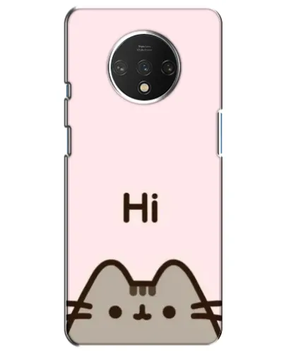 Чехол для OnePlus 7T с картинкой «Пушин говорит Hi» Чехол для OnePlus 7T с картинкой «Пушин говорит Hi»